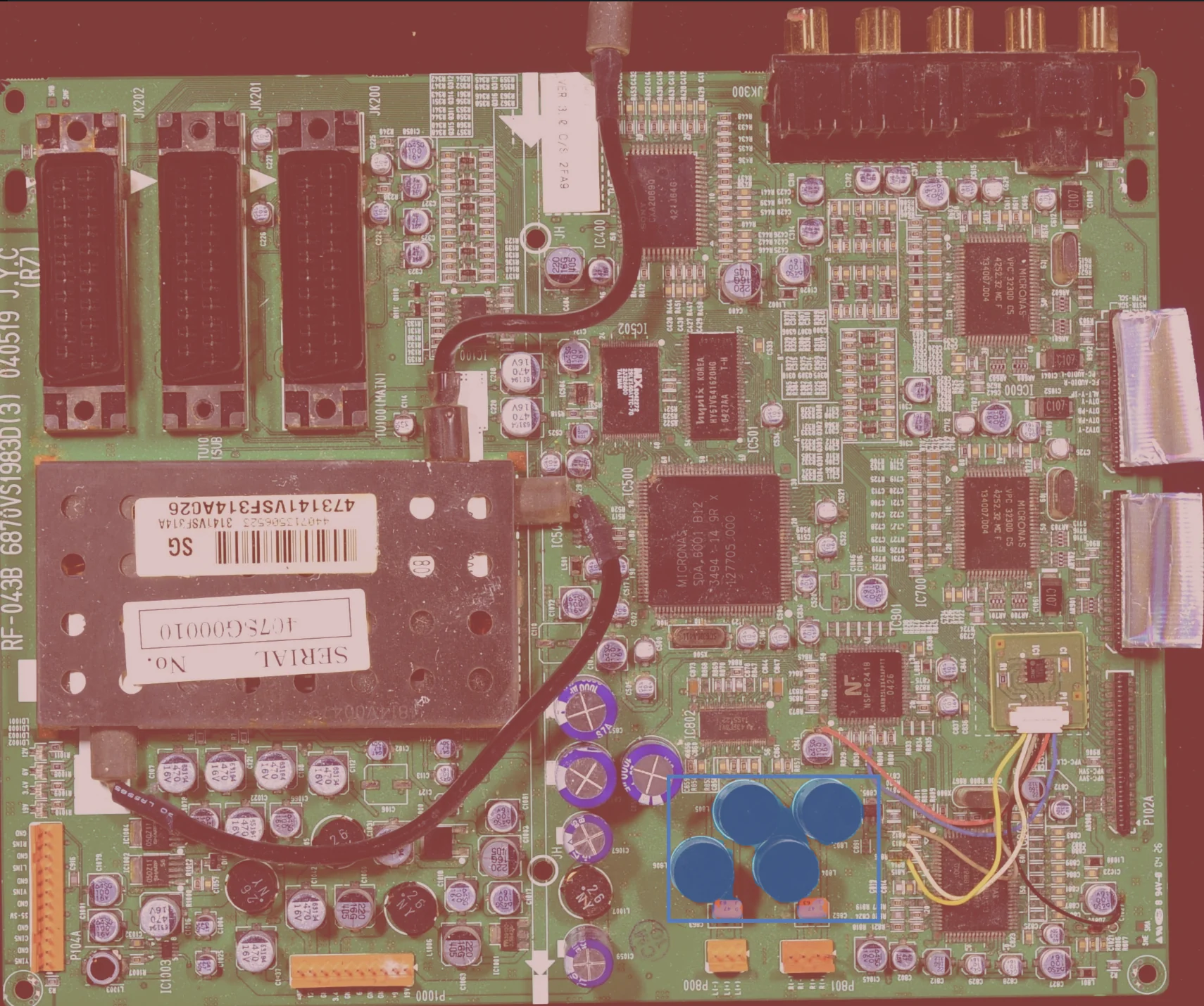 PCB Segmentation Output